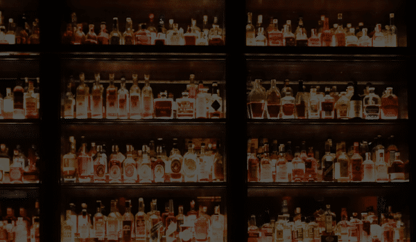 shelves of spirits - spirits distributor ireland